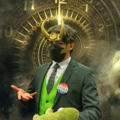 Loki Presidente Cosplay