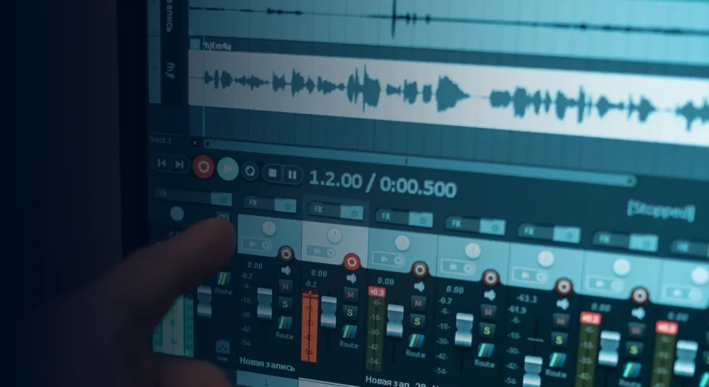 mezcla y masterización de audio