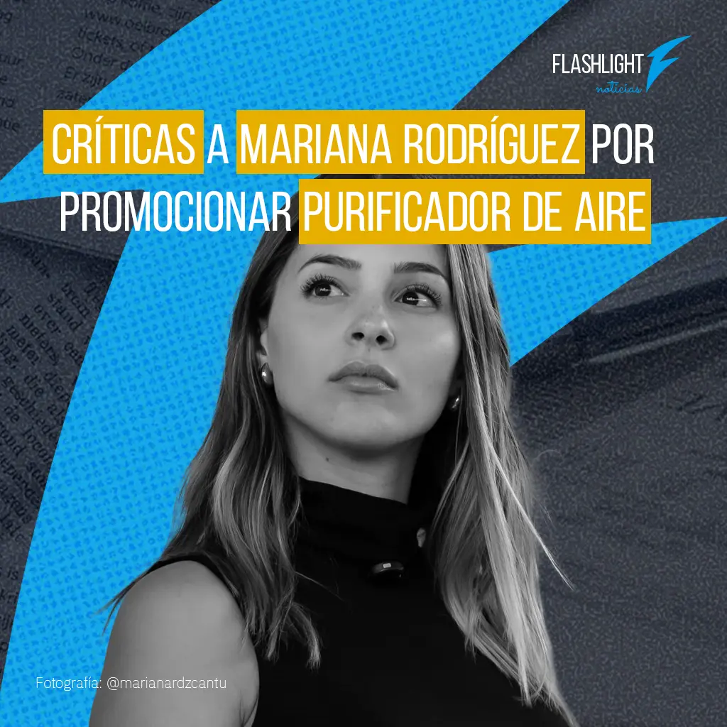 Críticas a Mariana Rodríguez por Promocionar Purificador de Aire